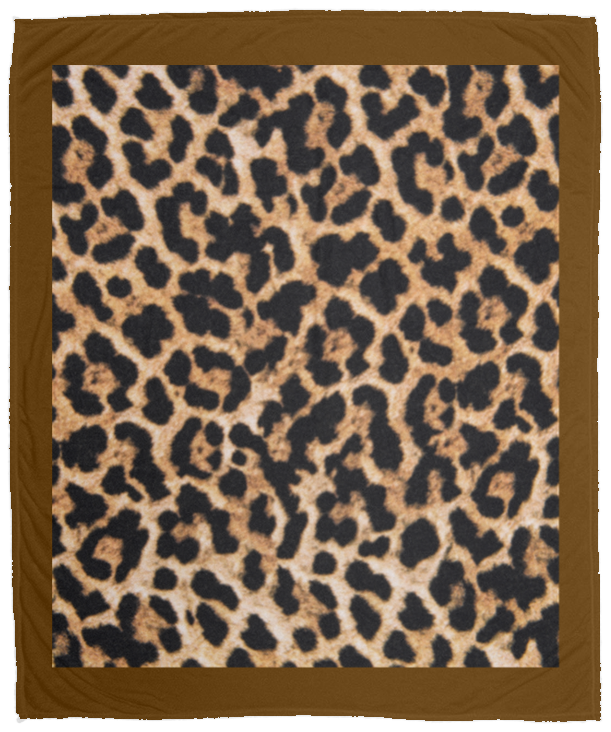 Plush Fleece Blanket - 50x60: LEPOARD