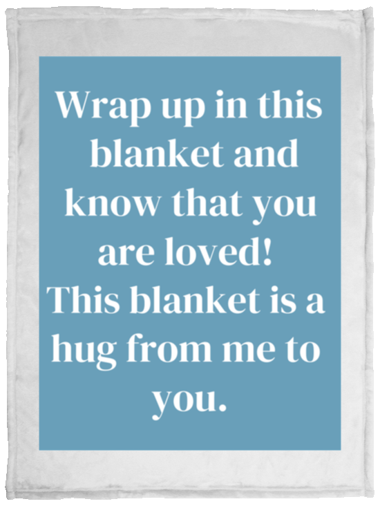 Plush Fleece Blanket - 30x40: WRAP UP IN THIS BLANKET AND,...