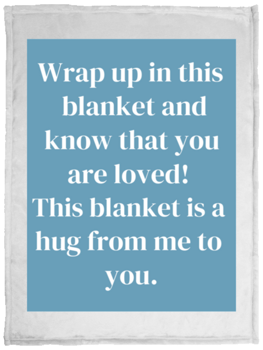 Plush Fleece Blanket - 30x40: WRAP UP IN THIS BLANKET AND,...