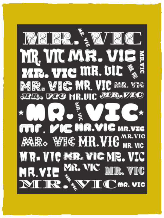 Plush Fleece Blanket - 30x40: MR. VIC