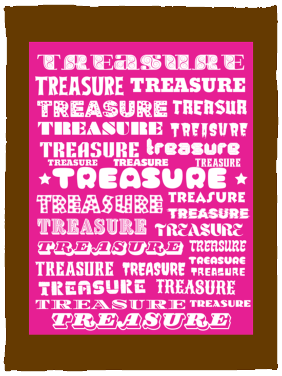 Plush Fleece Blanket - 30x40: TREASURE