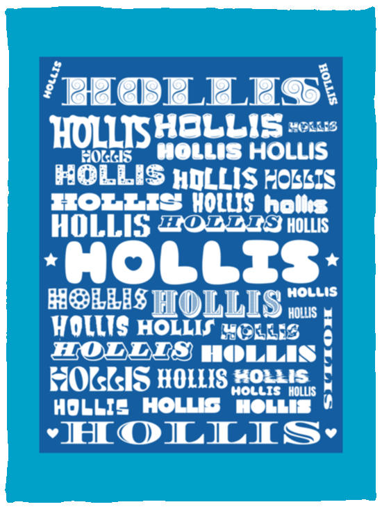 Plush Fleece Blanket - 30x40: HOLLIS