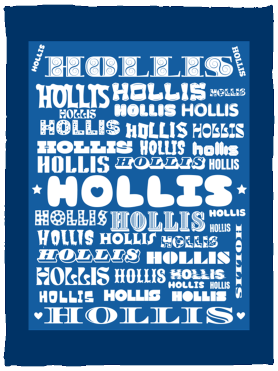 Plush Fleece Blanket - 30x40: HOLLIS