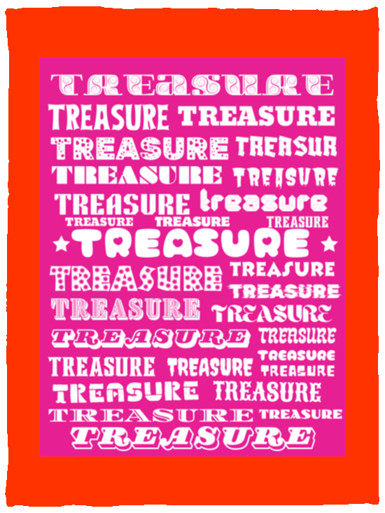 Plush Fleece Blanket - 30x40: TREASURE