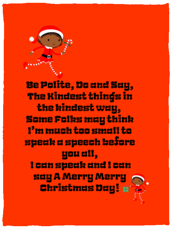 Plush Fleece Blanket - 30x40: ELF SARAH’S CHRISTMAS BLANKET BE POLITE, DO AND SAY, THE KINDEST THINGS,...