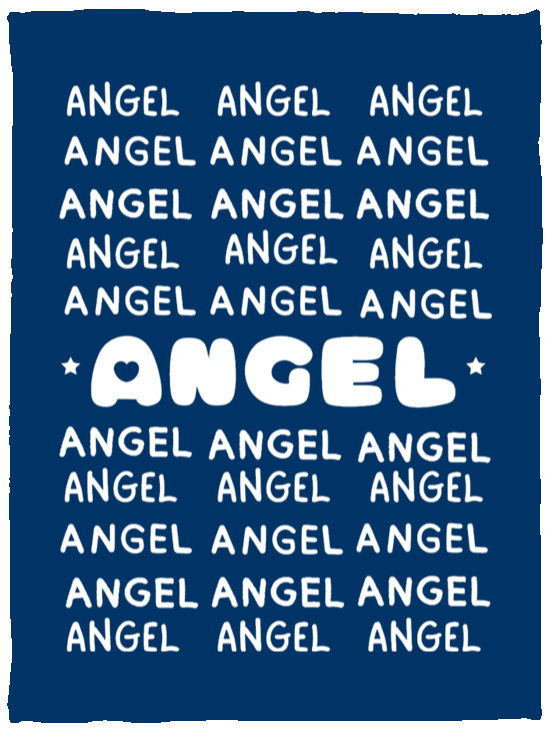 Plush Fleece Blanket - 30x40: ANGEL