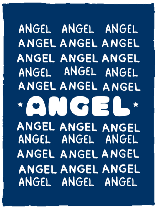 Plush Fleece Blanket - 30x40: ANGEL