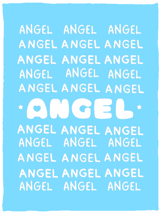 Plush Fleece Blanket - 30x40: ANGEL