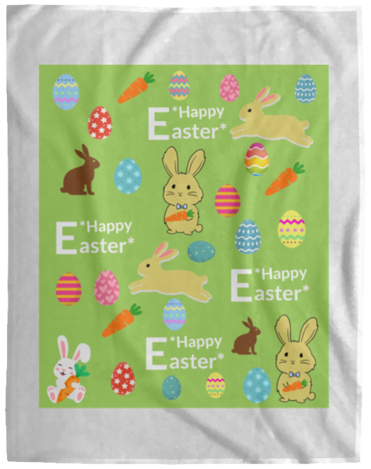 Plush Fleece Blanket - 60x80: HAPPY EASTER