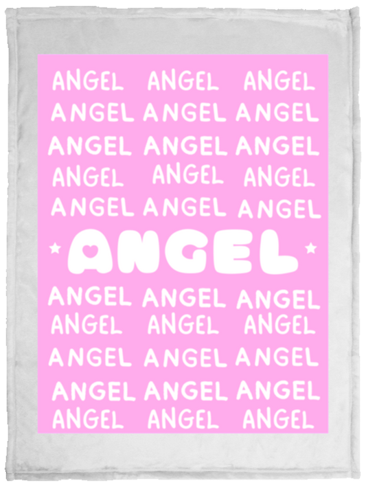 Plush Fleece Blanket - 30x40: ANGEL