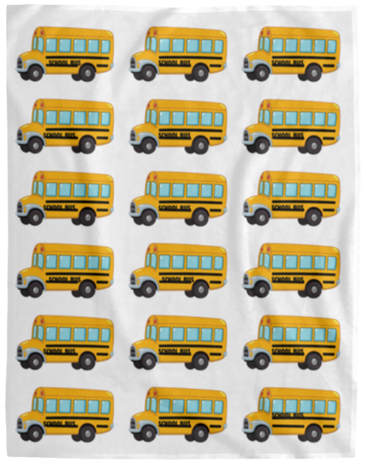 Plush Fleece Blanket - 60x80: BTS: SCHOOL BUS BLANKET