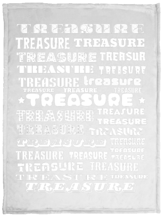 Plush Fleece Blanket - 30x40: TREASURE