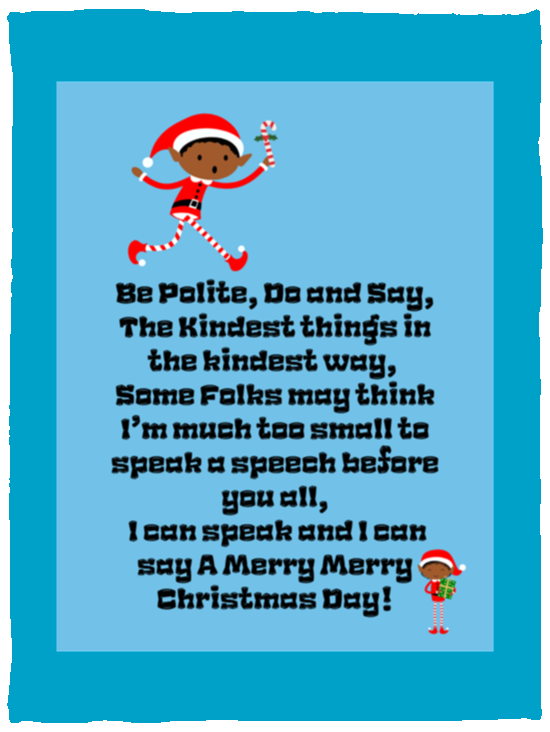 Plush Fleece Blanket - 30x40: ELF JAMES’S CHRISTMAS BLANKET BE POLITE, DO AND SAY, THE KINDEST THINGS,...