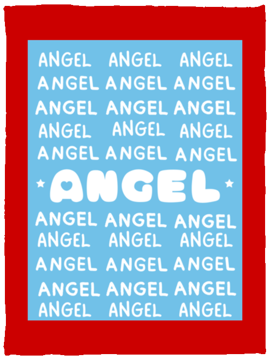 Plush Fleece Blanket - 30x40: ANGEL