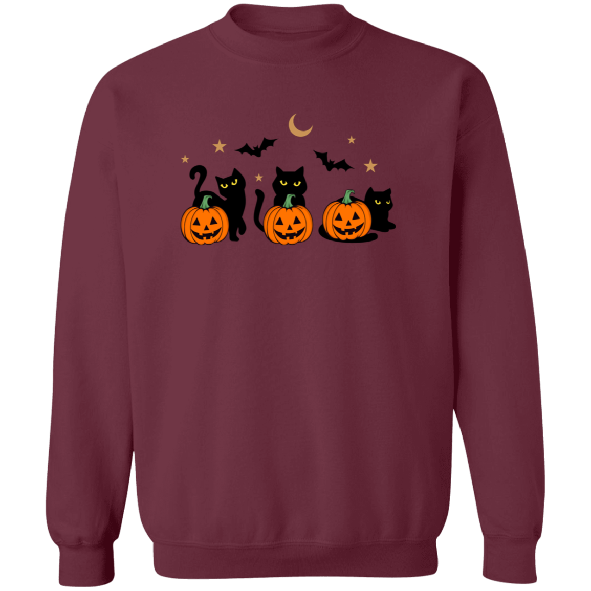 Crewneck Pullover Sweatshirt: HALLOWEEN