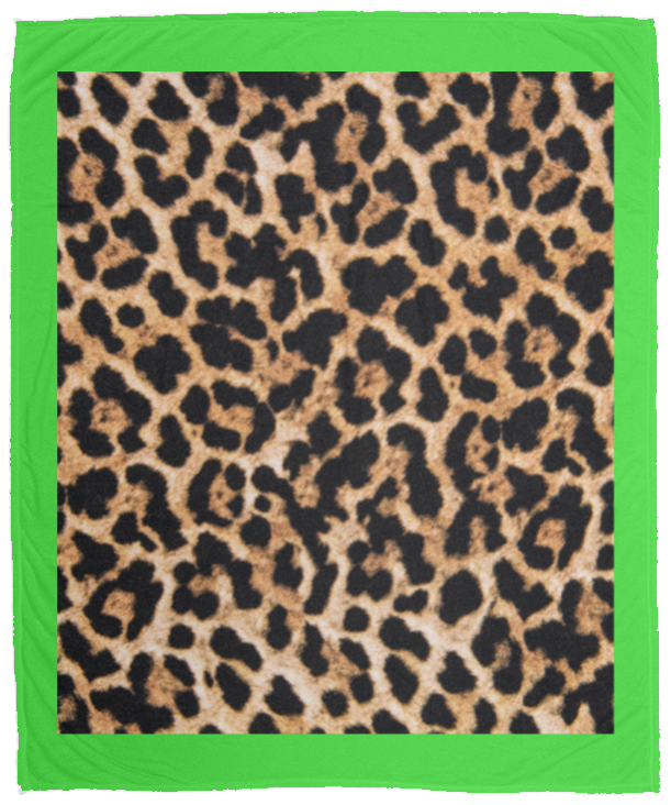 Plush Fleece Blanket - 50x60: LEPOARD