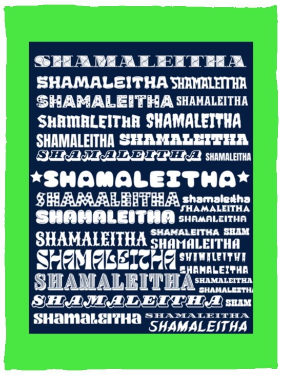 Plush Fleece Blanket - 30x40: SHAMALEITHA