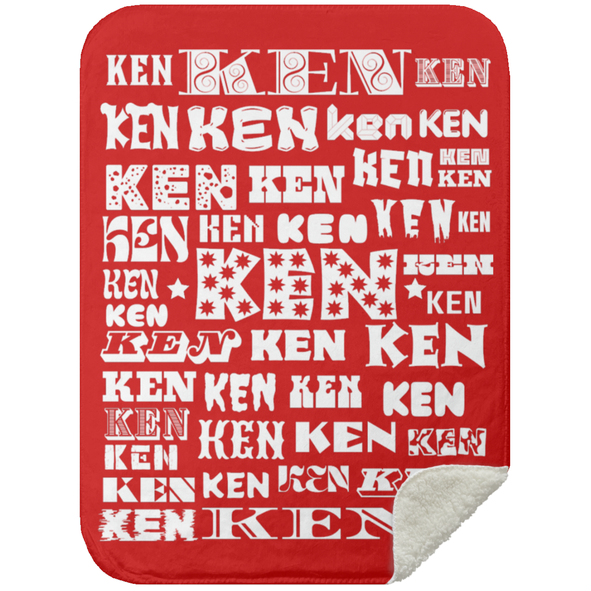 Sherpa Blanket 30x40: KEN