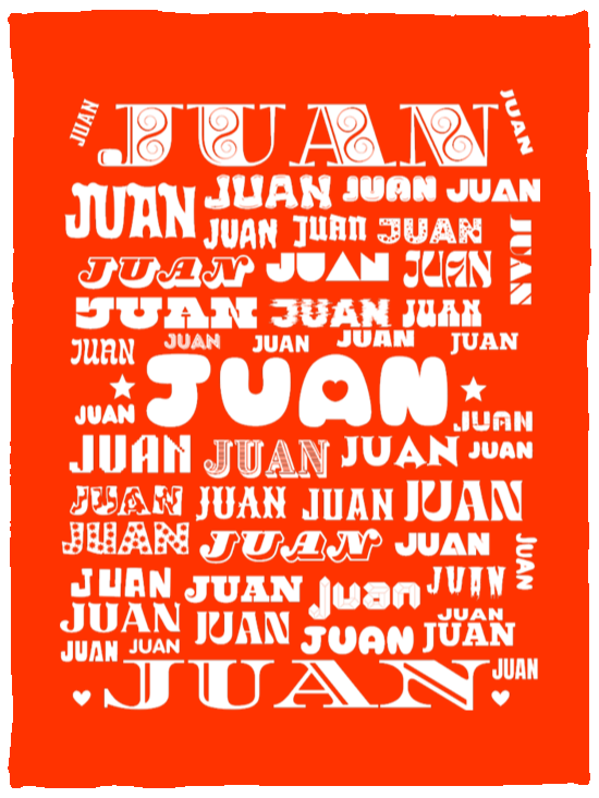 Plush Fleece Blanket - 30x40: JUAN