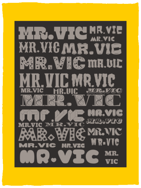 Plush Fleece Blanket - 30x40: MR. VIC