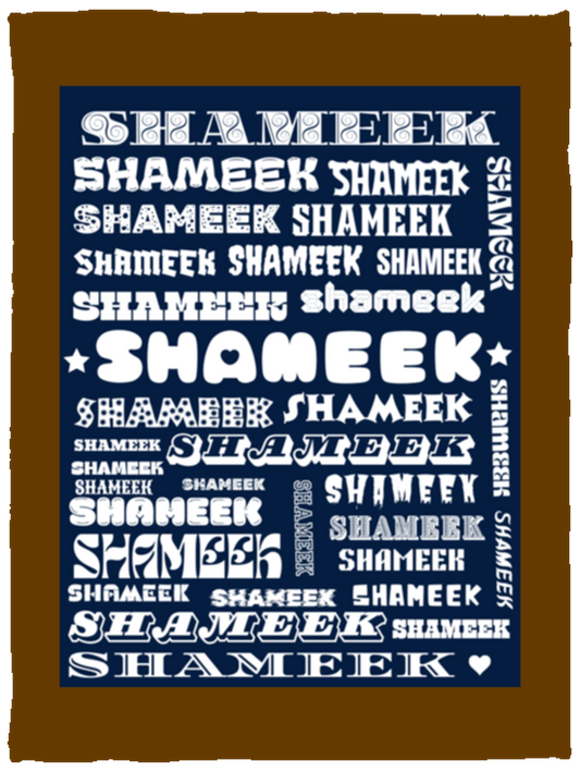 Plush Fleece Blanket - 30x40: SHAMEEK