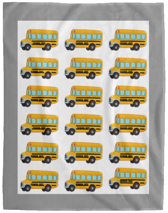 Plush Fleece Blanket - 60x80: BTS: SCHOOL BUS BLANKET