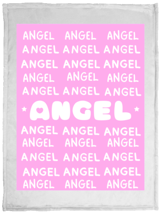 Plush Fleece Blanket - 30x40: ANGEL