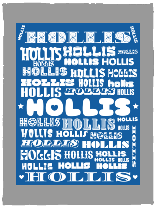 Plush Fleece Blanket - 30x40: HOLLIS