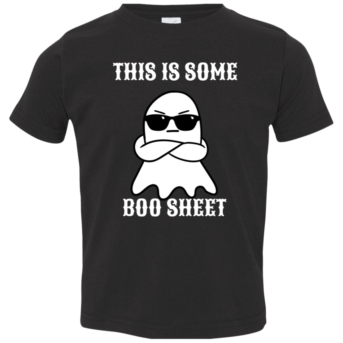 THIS IS SOME BOO SHEET Toddler Jersey T-Shirt