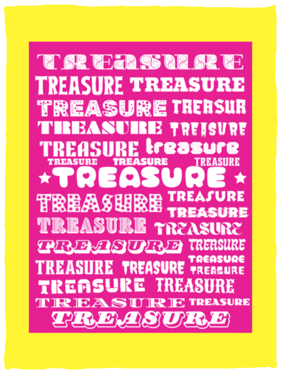 Plush Fleece Blanket - 30x40: TREASURE