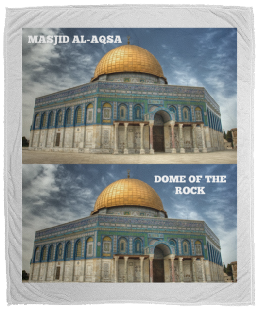 Plush Fleece Blanket - 50x60: MASJID AL-AQSA