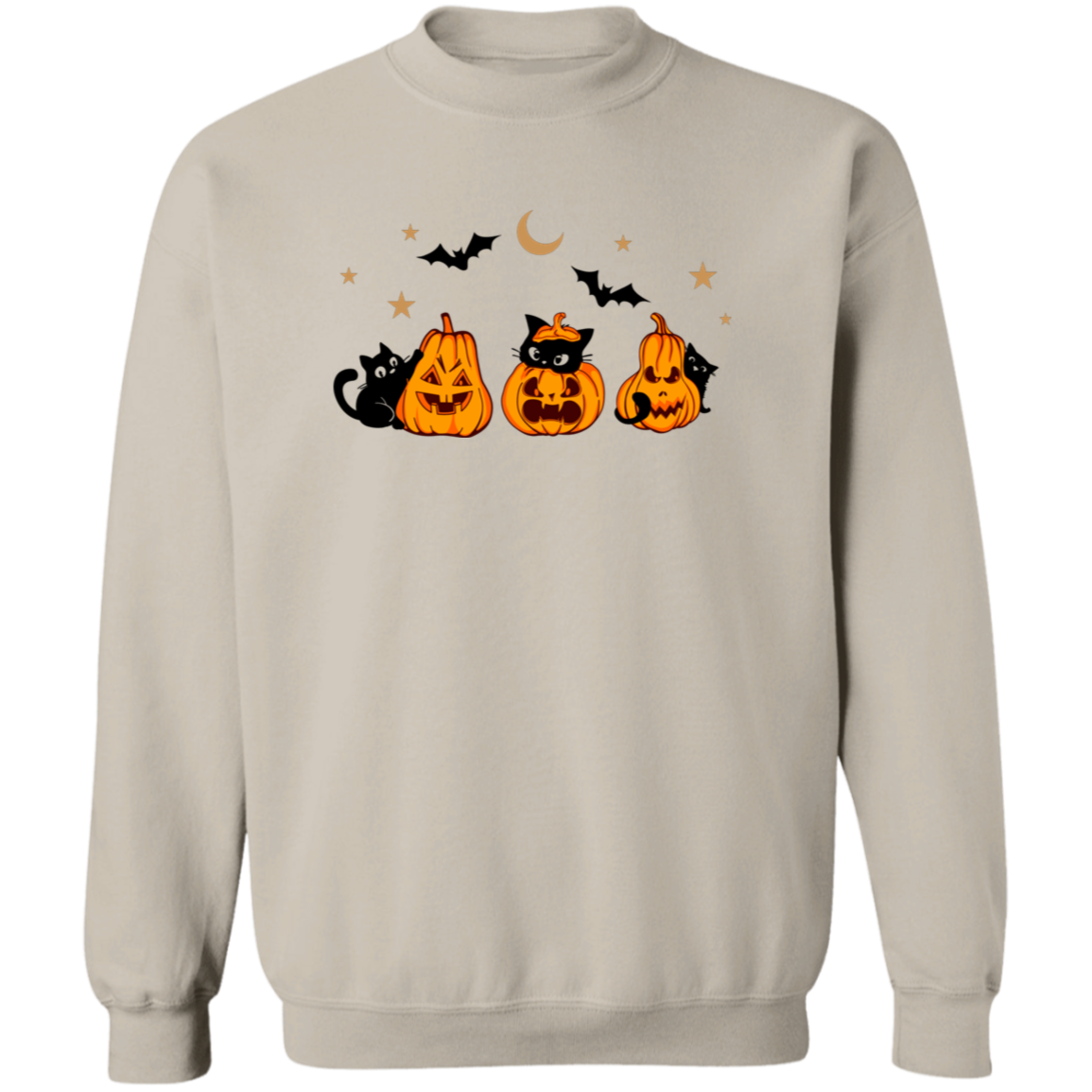 SPOOKY HALLOWEEN Crewneck Pullover Sweatshirt