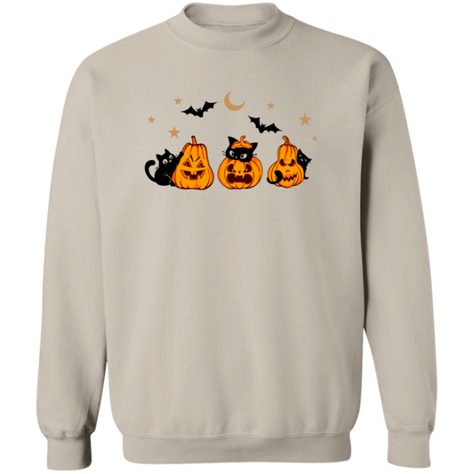 SPOOKY HALLOWEEN Crewneck Pullover Sweatshirt