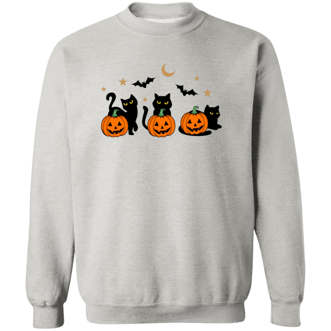 Crewneck Pullover Sweatshirt: HALLOWEEN