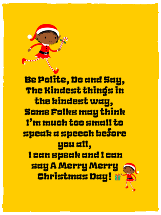 Plush Fleece Blanket - 30x40: ELF SARAH’S CHRISTMAS BLANKET, BE POLITE, DO AND SAY, THE KINDEST THINGS,...