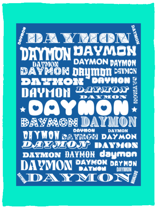 Plush Fleece Blanket - 30x40: DAYMON