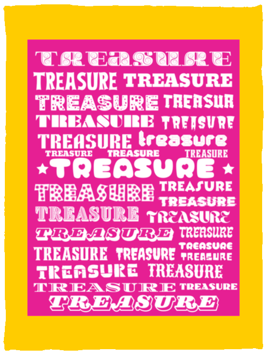 Plush Fleece Blanket - 30x40: TREASURE