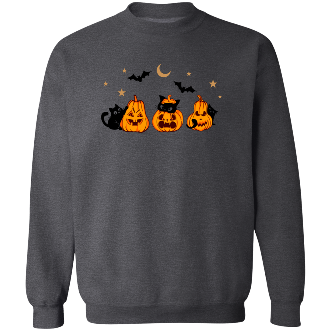 SPOOKY HALLOWEEN Crewneck Pullover Sweatshirt