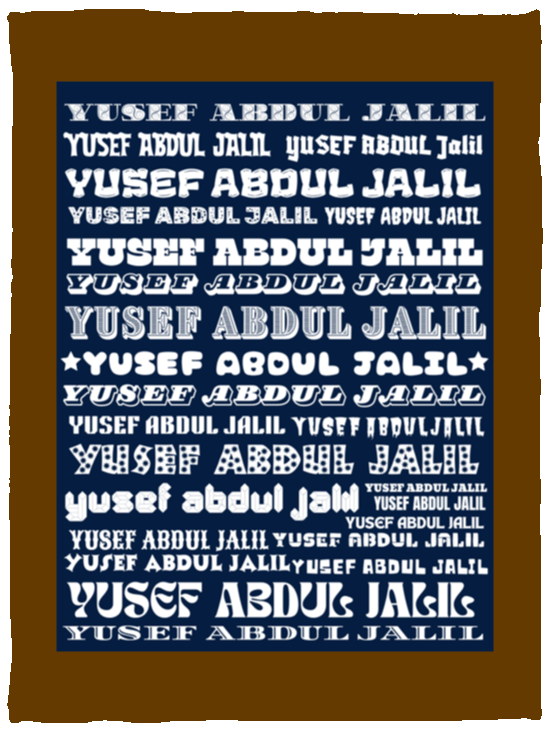 Plush Fleece Blanket - 30x40: YUSEF ABDUL JALIL