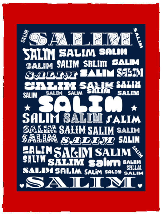 Plush Fleece Blanket - 30x40: SALIM