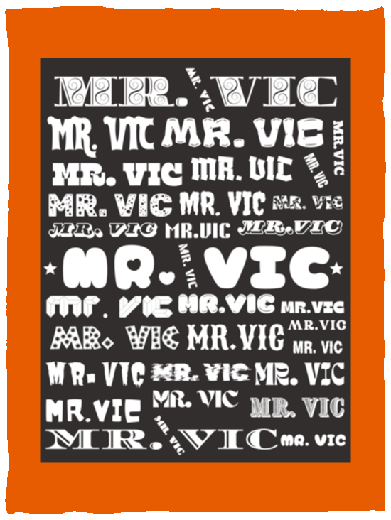 Plush Fleece Blanket - 30x40: MR. VIC