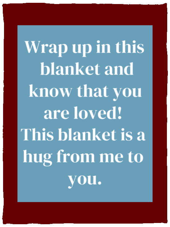 Plush Fleece Blanket - 30x40: WRAP UP IN THIS BLANKET AND,...