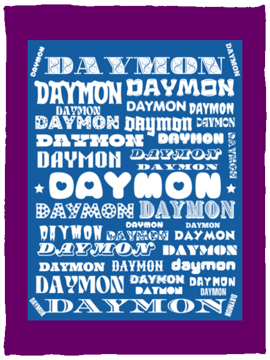 Plush Fleece Blanket - 30x40: DAYMON