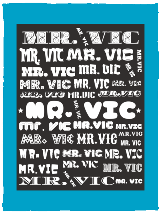 Plush Fleece Blanket - 30x40: MR. VIC