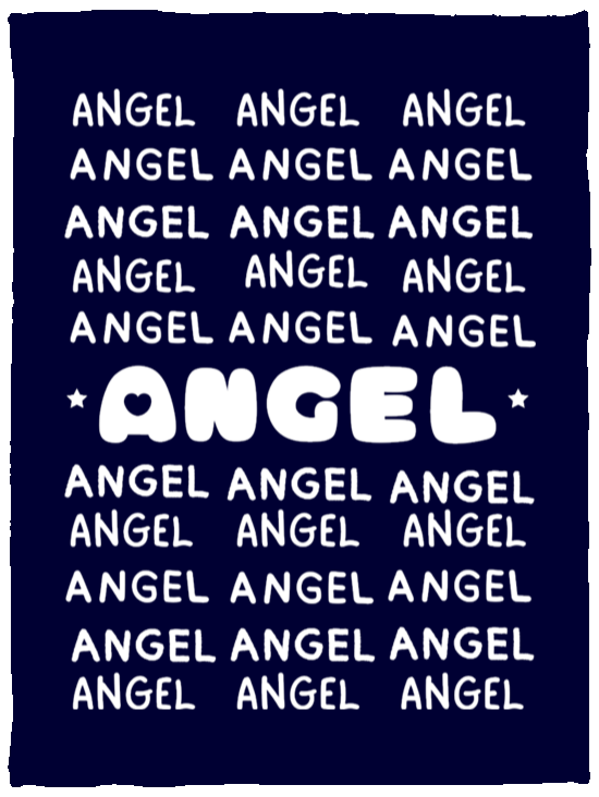 Plush Fleece Blanket - 30x40: ANGEL