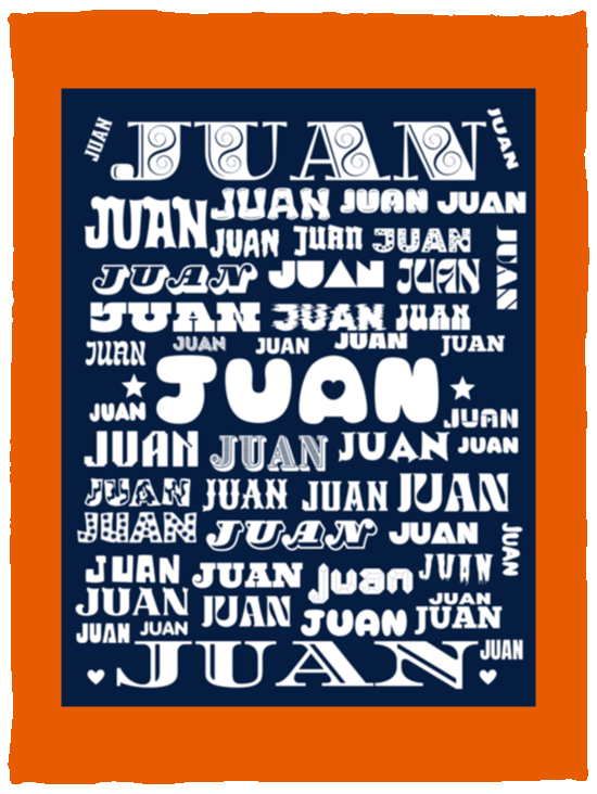 Plush Fleece Blanket - 30x40: JUAN