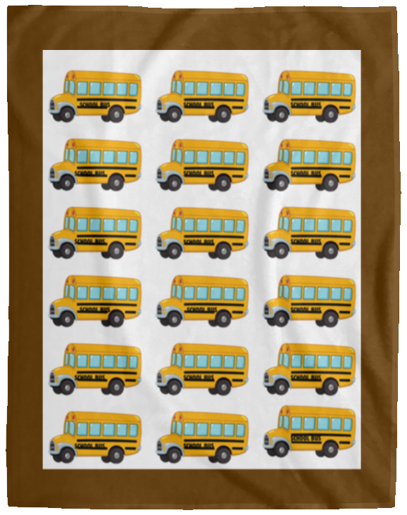 Plush Fleece Blanket - 60x80: BTS: SCHOOL BUS BLANKET