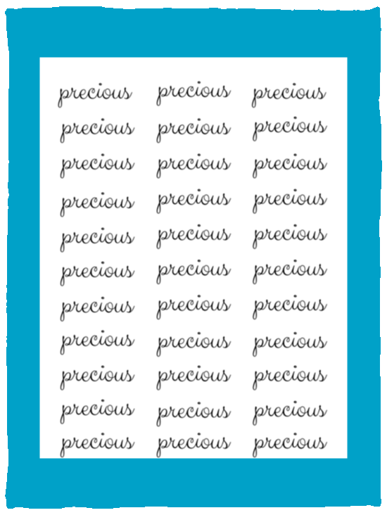 Plush Fleece Blanket - 30x40: PRECIOUS