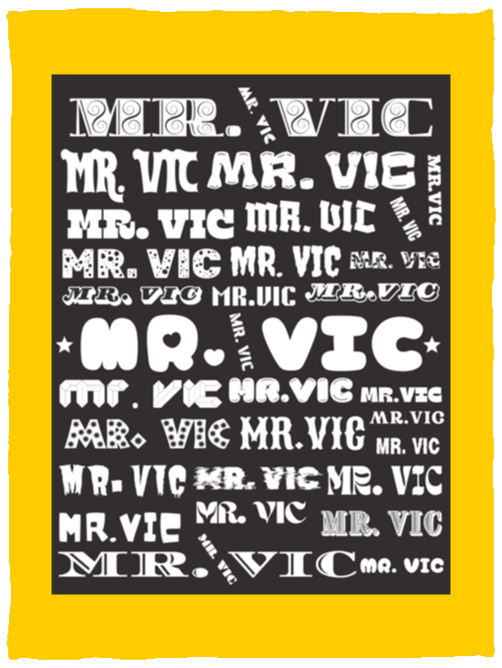 Plush Fleece Blanket - 30x40: MR. VIC