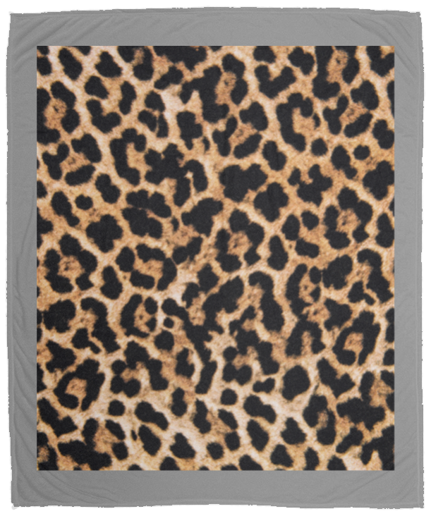 Plush Fleece Blanket - 50x60: LEPOARD